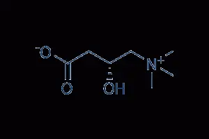 Chemical structure of L-Carnitine used to support energy production and fat metabolism